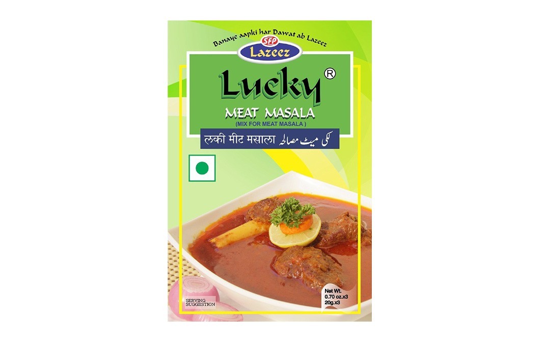 Lucky Meat Masala    Box  20 grams